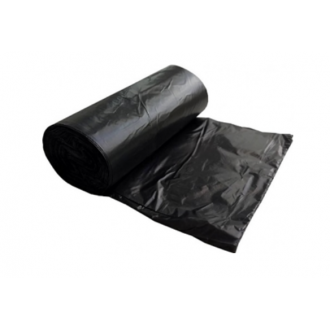 Мешки для мусора ПВД 120 л, 40 мкм, 30 шт, черные, в рулоне