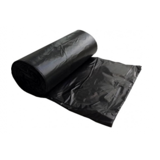 Мешки для мусора ПВД 120 л, 50 мкм, 30 шт, черные, в рулоне