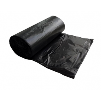 Мешки для мусора ПВД 120 л, 60 мкм, 30 шт, черные, в рулоне